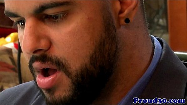 Gay bear gets ass fucked by his masseur 