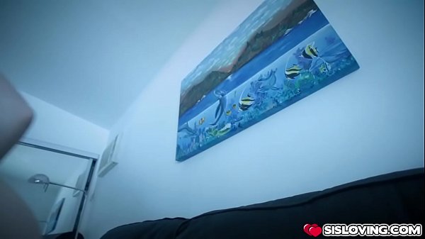 Stepsiblingsare 69ing on the couch as they hang_out on the couch!