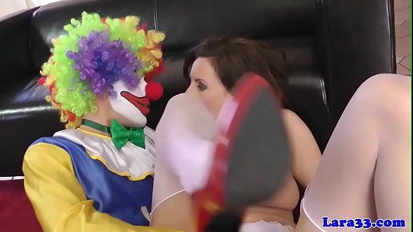 British milf doggystyled by clown_on floor