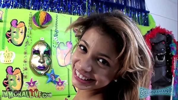 Petite Freak Vrod Loves Her First Squirting Threesome thumbnail