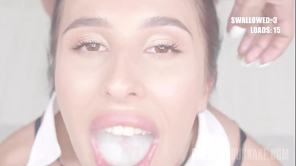 PremiumBukkake - Alyssa Bounty swallows 77 huge mouthful cumshots