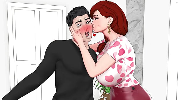 Divine heel 02 by eroniverse gigantic big tits milf seducing him with her massive big boobs 