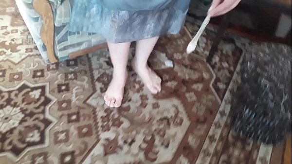 Play MP4 - Stepmom found used condoms stepson&period; Foot Fetish cum