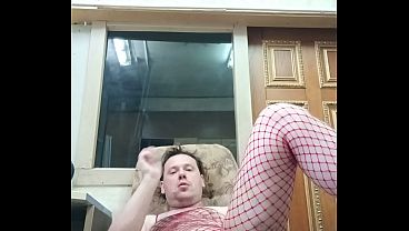 Masturbation of a big delicious cock performed by a Russian whore