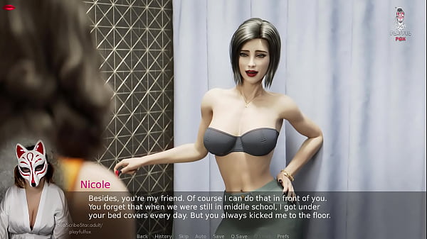 Ms Denvers # 8 (Busty Gamer Girl playing porn game) 