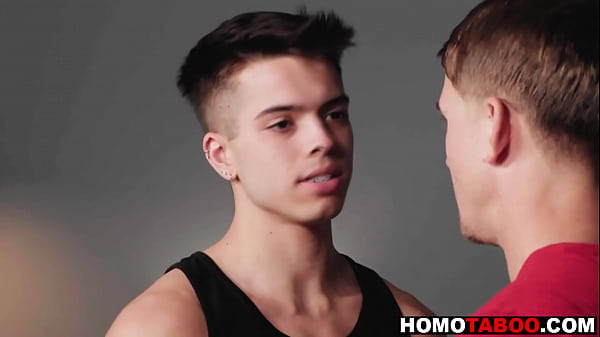 Gay step-brothers fuck and suck each other for the last time 