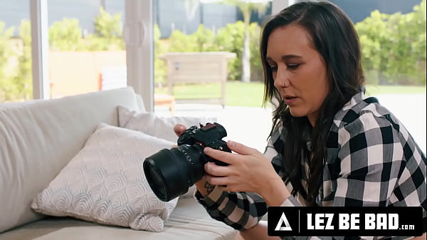 Play MP4 - LEZ BE BAD - Photographer Sinn Sage Spanks & Destroys Graduating Victoria Voxxx's Ass With Strap-On