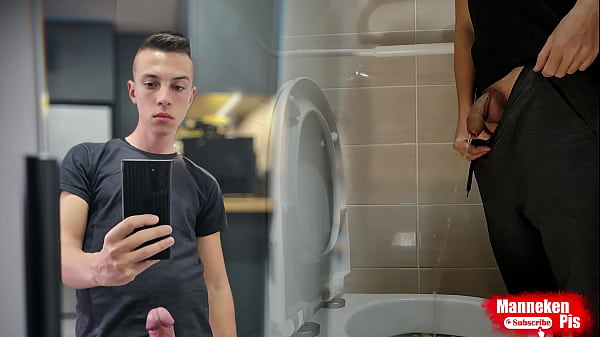 Boy Long Pissing With Uncircumcised Cock And Big Balls thumbnail