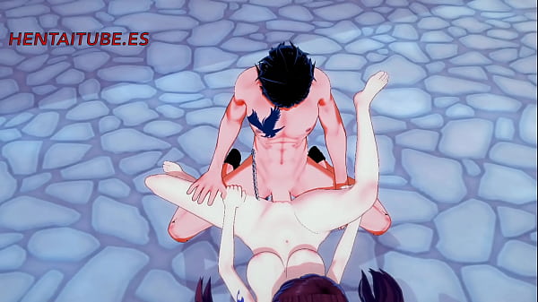 Fairy Tail Hentai 3D - Gray x Ezra Boobjob & Fuck with_cum in her_Tits and Pussy