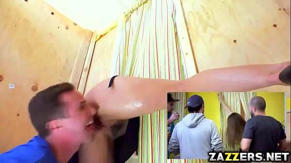 Dani Daniels hand jobsa cock whileserving lemonade