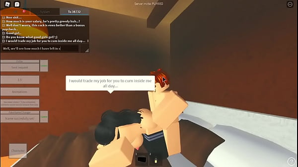 Roblox Office Woman_Gets Fucked With_Knee Socks And_Glasses
