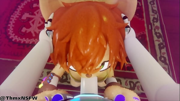 Sara sucking Ghostbot (POV version)