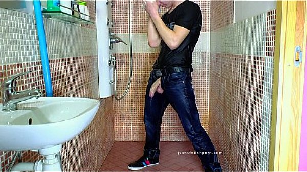Gay jeans shower fetish dick 3 min 