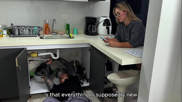 The plumber fucks_me hard_while mycuckoldboyfriend callsme JULIANA ROSE