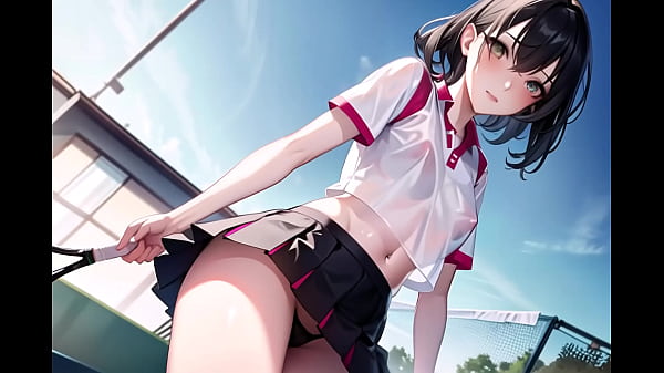 Play MP4 - Sexy Young Anime Teens Playing Tennis With Transparent Cloth &lpar;with pussy masturbation ASMR sound&excl;&rpar; Uncensored Hentai