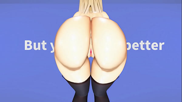 Kancolle ship bismarck motivates herself by doing naughty exercise 