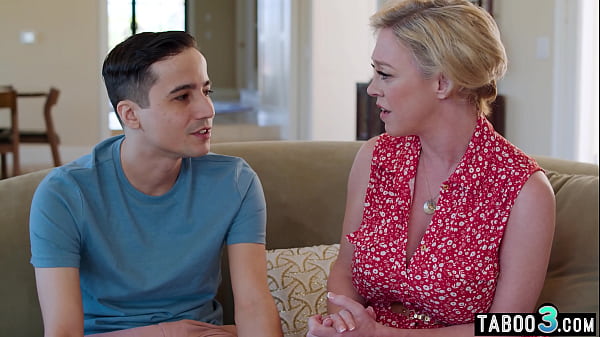 Lucky stepson has to taboo fuck his hot blonde mature stepmom