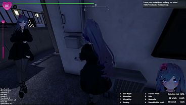 Secret flasher manaka gets hunted in town 