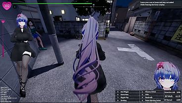 Secret flasher manaka gets hunted in town 