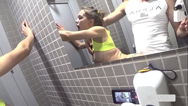 Fucked a b in a public toilet after working out
