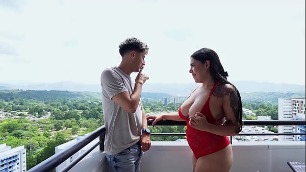 Submissivewife fucks her_cuckold_husband_s coworker Andreabusty