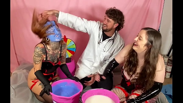 Human anatomy sploshing and gunge spin the wheel 