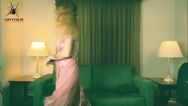 Hazel ash tries on a #gorgeous #pink #slip it made her feel like a #princess and she couldn't help #dancing just watchin 