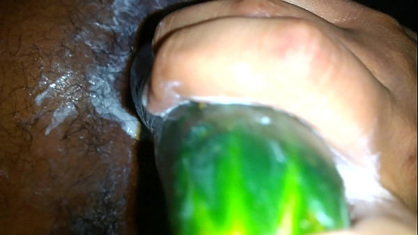Anal con pepino 