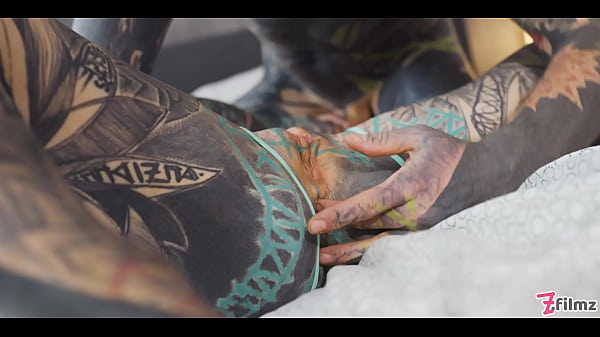 Tattooed girl deep anal pounding 