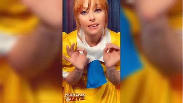 Sizzling Horny Cosplay Show By Teasing Redhead Penny Pax! thumbnail