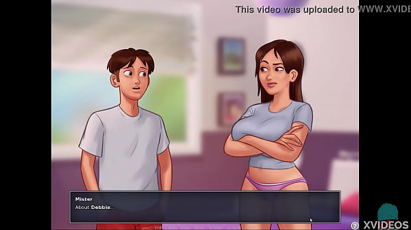 SUMMERTIME SAGA #61 •Sexy time_with the landlady by the washing machine