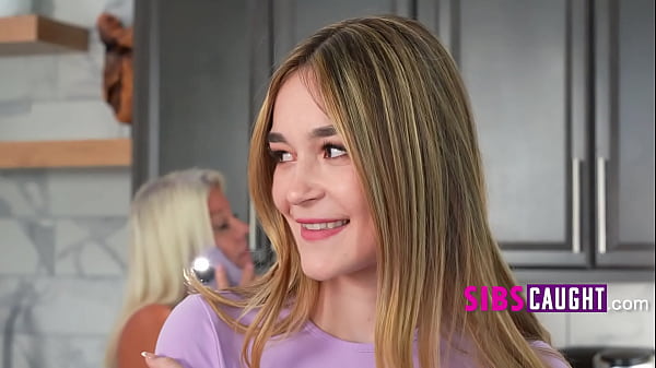 Teen stepsisters use my cock to practice 