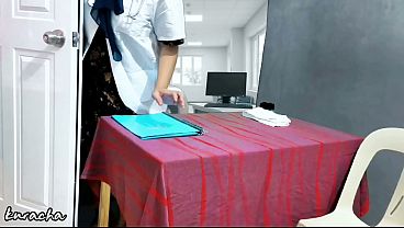 Arabic Doctor allowing her Patient to touch her Boobs video thumbnail