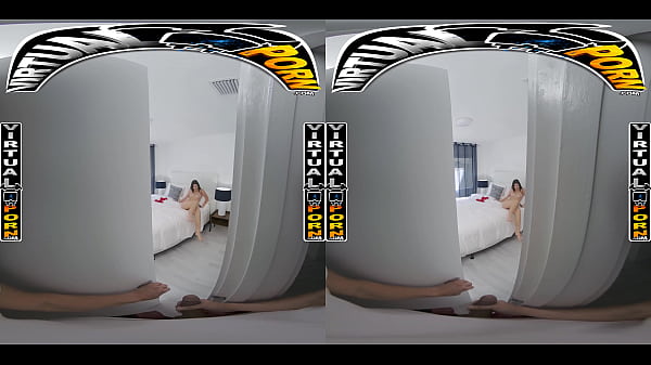 Virtual porn stepsister mae milano gets down and stuffs her mouth with her stepbro's dick making him moan in pleasure 