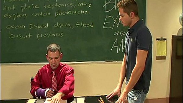 Tattooed gays fucking at work 