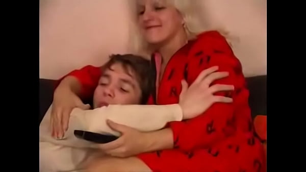 HOT Russian mature mom boy