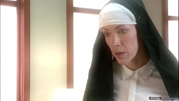 After two young sinners evi fox and kiki vidis toys sister pink and sister send priest james deen to punish them with dick on a stick and big cock