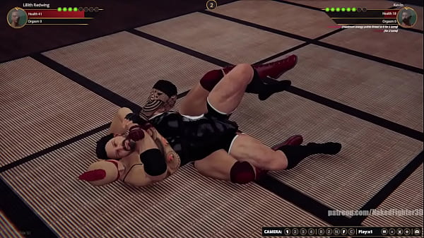 Lillith_Redwing_VS Kevin Naked_Fighter_3D