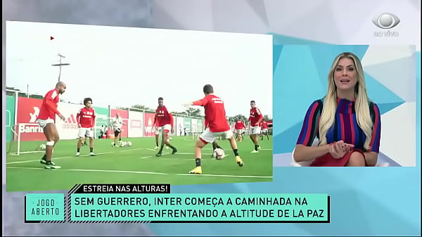 Renata fan jogo aberto loira tesuda gostosa do esporte da tv brasileira