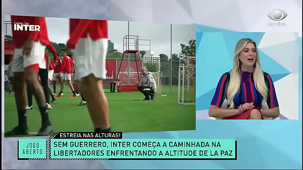 Renata fan jogo aberto loira tesuda gostosa do esporte da tv brasileira 
