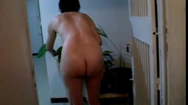 Mature Chinese Ass Watering Plants 