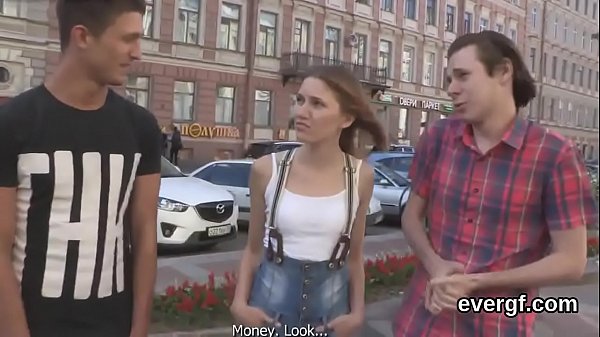 Kinky teenie penetrates for hard cash in front of her own stud 