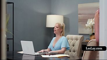 Eating Dessert Between Step-mom's Legs Under The Table - Charlotte Stokely, Khloe Kingsley thumbnail