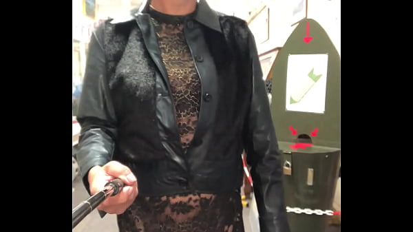 See Through Dress In Museum thumbnail