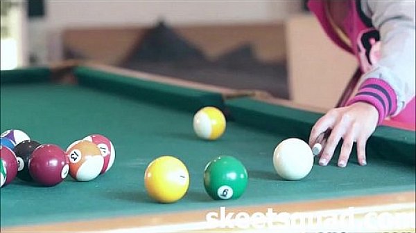 Marsha likes her corner pocket 