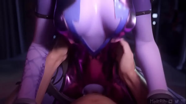 Widowmaker makes you cum reverse cowgirl