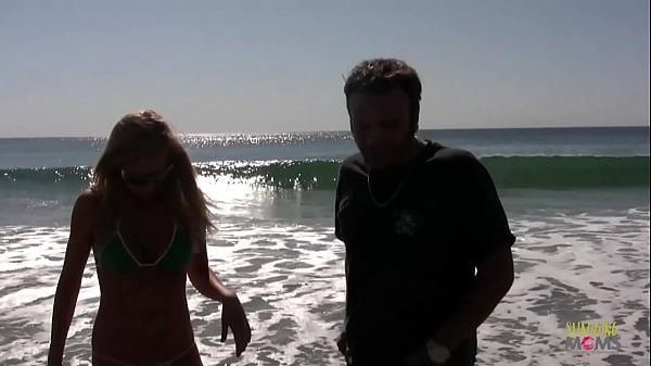 Girl gets picked up on the beach and fucked by a stranger 