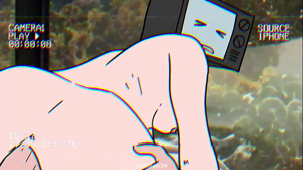 Play MP4 - TV Woman and Cameraman sex animation