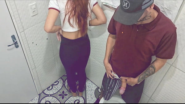 Young woman fucked in the bathroom at the party