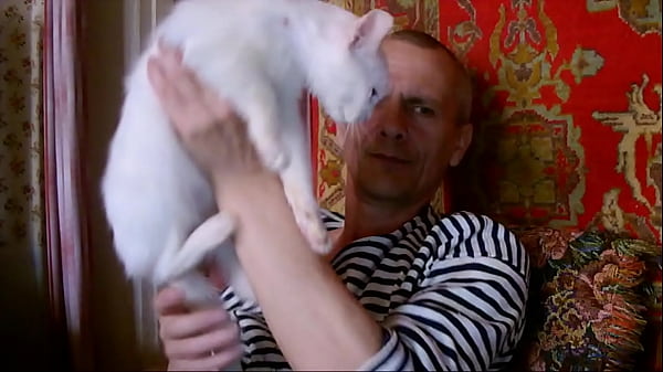 Victor is at_home with a cat_and a dog